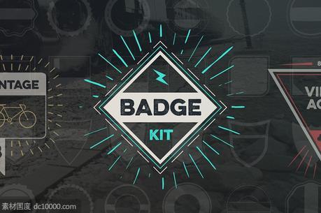 创意logo素材包 Badge Creator Kit Vol 2 - 源文件