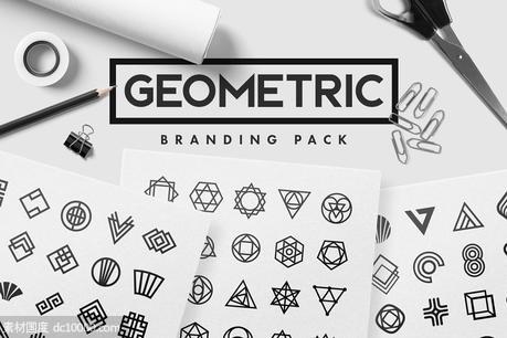 几何品牌logo设计 Geometric Branding Pack - 源文件