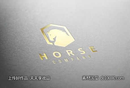 马的logo设计素材 Horse Logo - 源文件