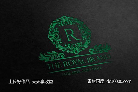 经典酷炫logo素材 The Royal Brand-源文件-素材国度dc10000.com