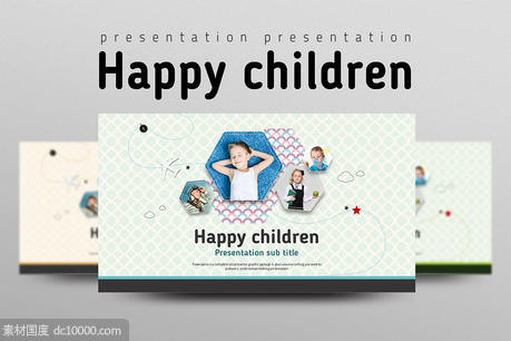 3种适合儿童相关企业介绍和展示的ppt模版下载 - 源文件