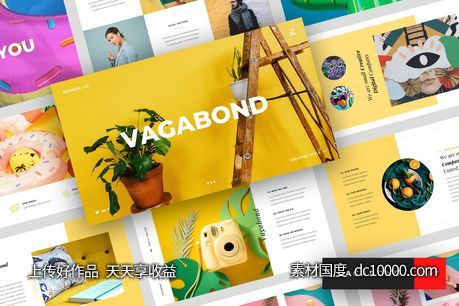 大图时尚PPT模板 精美ppt模板 ppt简洁模板 下载ppt模板[PPTX]-源文件-素材国度dc10000.com