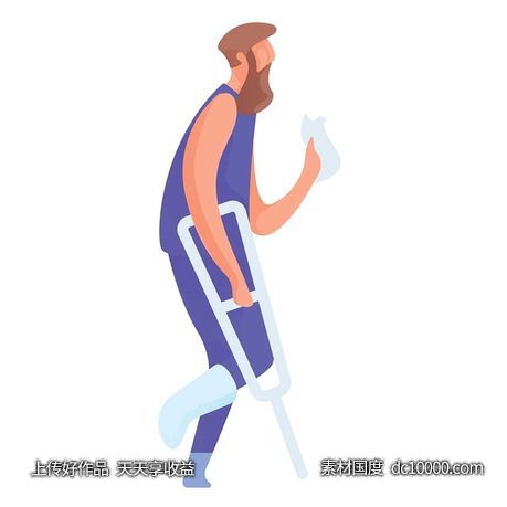 UI插图人物生活商务办公插画AI矢量设计素材-源文件-素材国度dc10000.com
