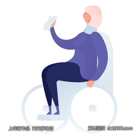 UI插图人物生活商务办公插画AI矢量设计素材-源文件-素材国度dc10000.com