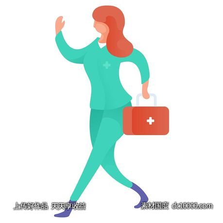 UI插图人物生活商务办公插画AI矢量设计素材-源文件-素材国度dc10000.com