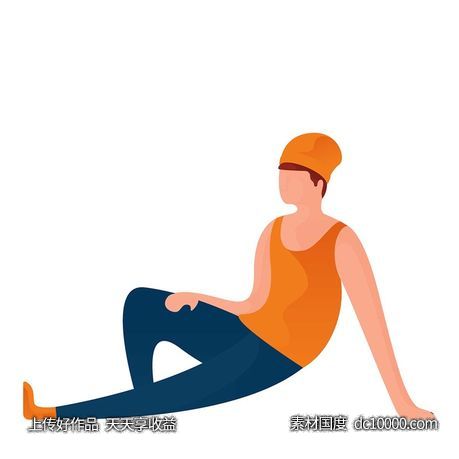 UI插图人物生活商务办公插画AI矢量设计素材-源文件-素材国度dc10000.com