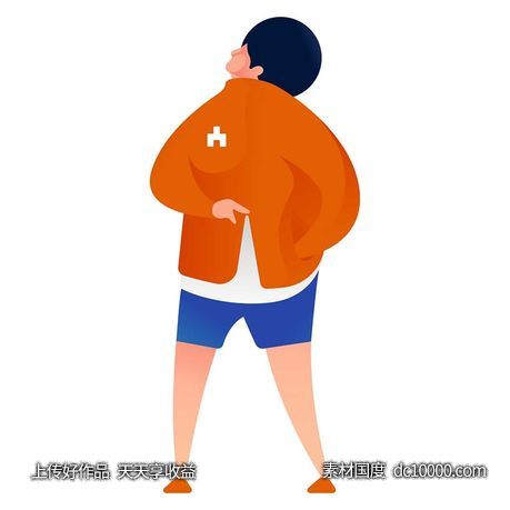 UI插图人物生活商务办公插画AI矢量设计素材-源文件-素材国度dc10000.com