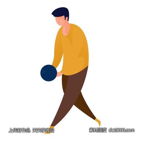 UI插图人物生活商务办公插画AI矢量设计素材-源文件-素材国度dc10000.com