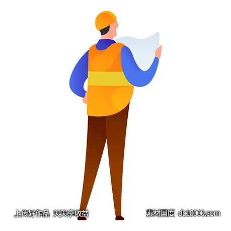 UI插图人物生活商务办公插画AI矢量设计素材-源文件-素材国度dc10000.com