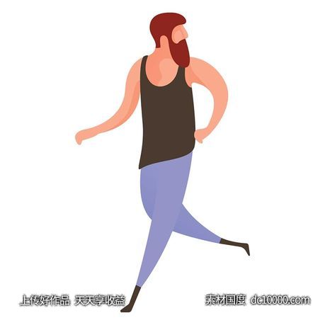 UI插图人物生活商务办公插画AI矢量设计素材-源文件-素材国度dc10000.com