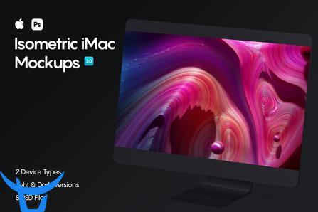 源文件下载  酷炫iMac Pro 最新电脑样机下载[PSD]  