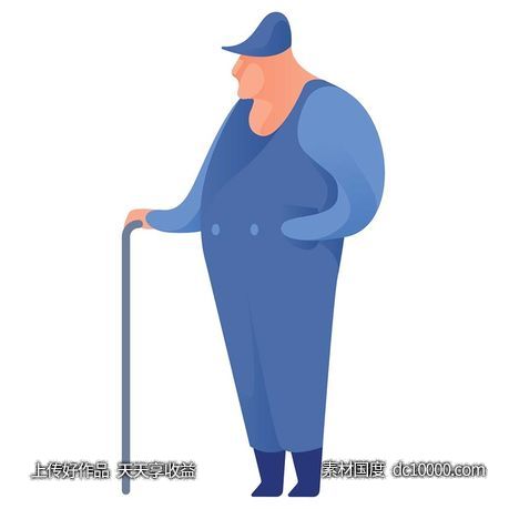UI插图人物生活商务办公插画AI矢量设计素材-源文件-素材国度dc10000.com
