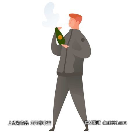 UI插图人物生活商务办公插画AI矢量设计素材-源文件-素材国度dc10000.com