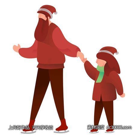 UI插图人物生活商务办公插画AI矢量设计素材-源文件-素材国度dc10000.com