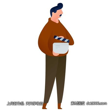 UI插图人物生活商务办公插画AI矢量设计素材-源文件-素材国度dc10000.com