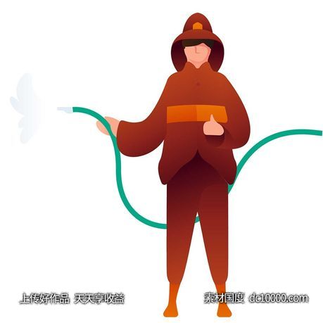 UI插图人物生活商务办公插画AI矢量设计素材-源文件-素材国度dc10000.com