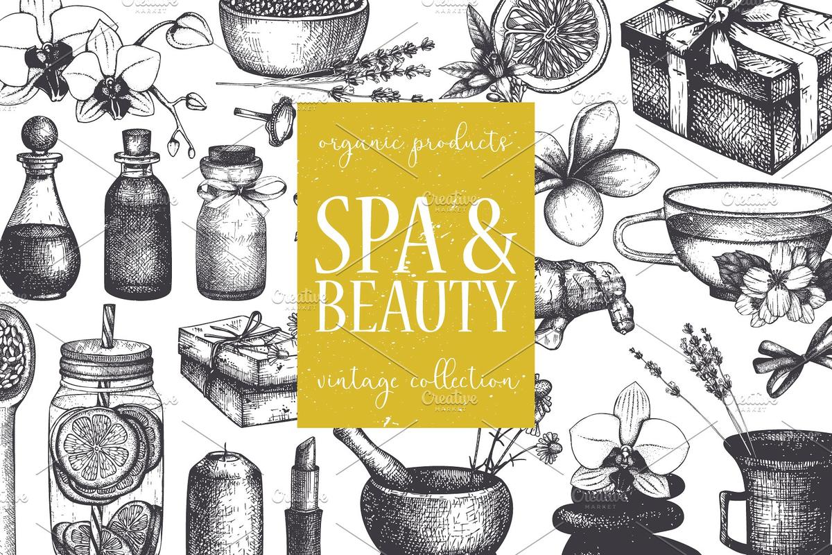 西方美容美妆设计素材 Beauty  SPA Designs Collection