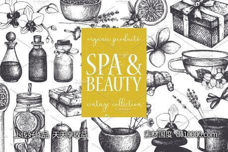西方美容美妆设计素材 Beauty  SPA Designs Collection-源文件-素材国度dc10000.com