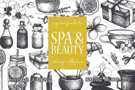 西方美容美妆设计素材 Beauty  SPA Designs Collection - 源文件