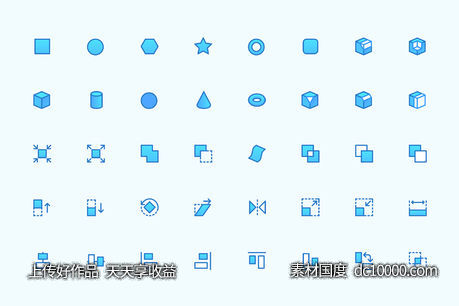 40枚CAD图标-源文件-素材国度dc10000.com