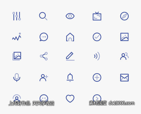 Roovie图标集-源文件-素材国度dc10000.com