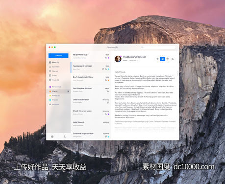 Sparrow  Yosemite-源文件-素材国度dc10000.com