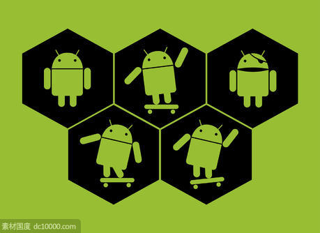 Five  Fun  Android Icons - 源文件