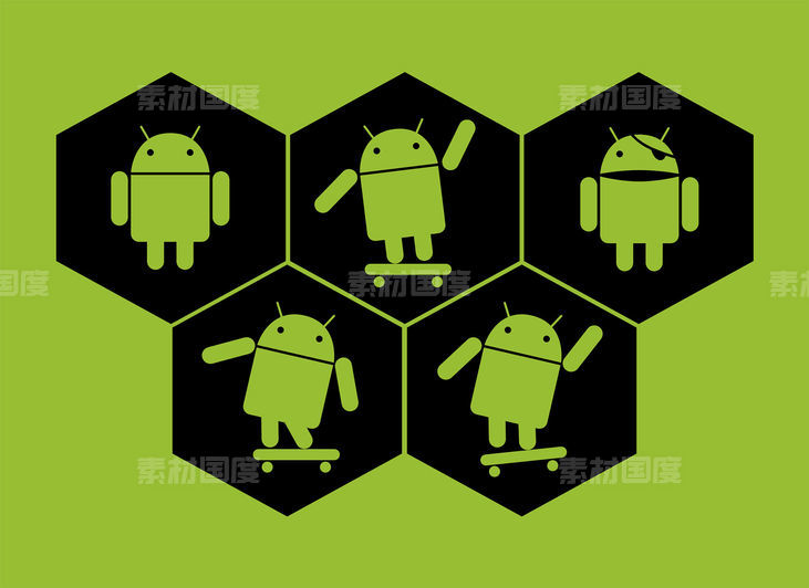 Five  Fun  Android Icons