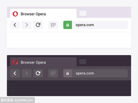 Opera 浏览器模板 - 源文件