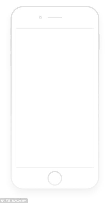 iPhone 6 Simple Wireframe - 源文件
