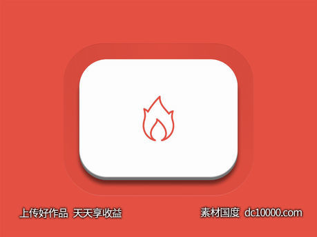Button 3D-源文件-素材国度dc10000.com