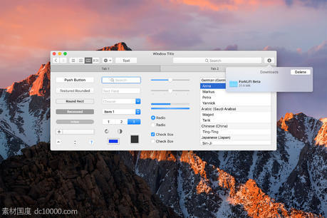 macOS Sierra 界面包 - 源文件