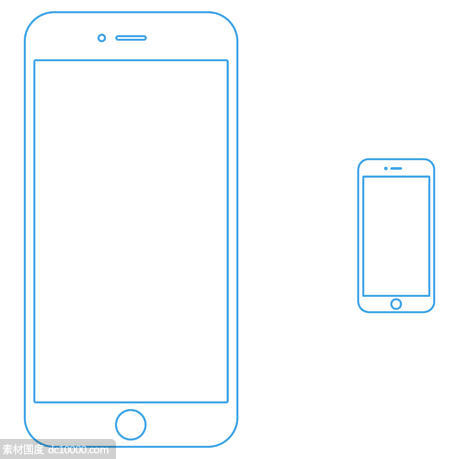 iPhone 6 Wireframe - 源文件