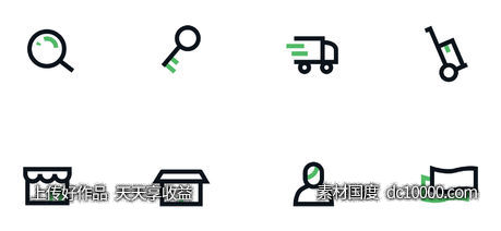 E-commerce Icons-源文件-素材国度dc10000.com