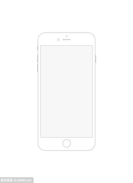 Minimal iPhone 6 Wireframe - 源文件