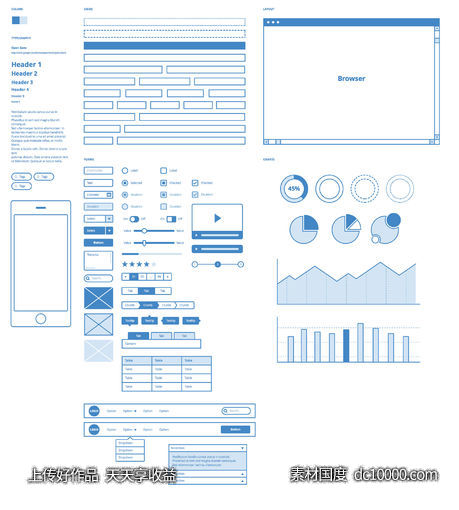 UI  Frames-源文件-素材国度dc10000.com