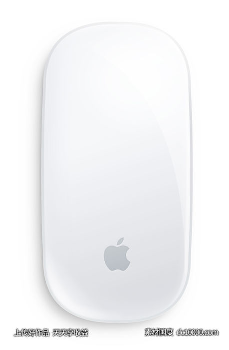 Magic Mouse 2 顶视图模型-源文件-素材国度dc10000.com