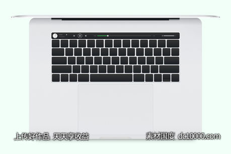 MacBook Pro 带 Touch Bar 模型-源文件-素材国度dc10000.com