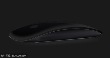 Magic Mouse 2 黑色模型 - 源文件