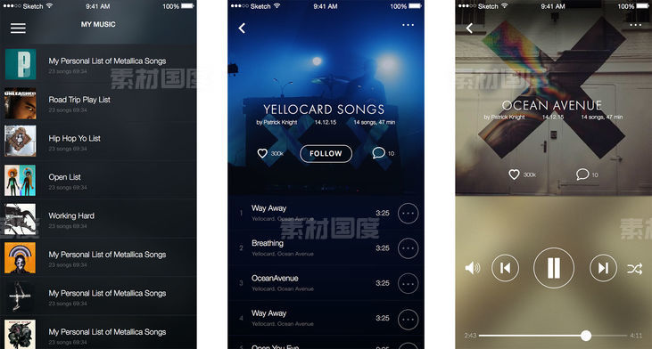 Music App Player Concept