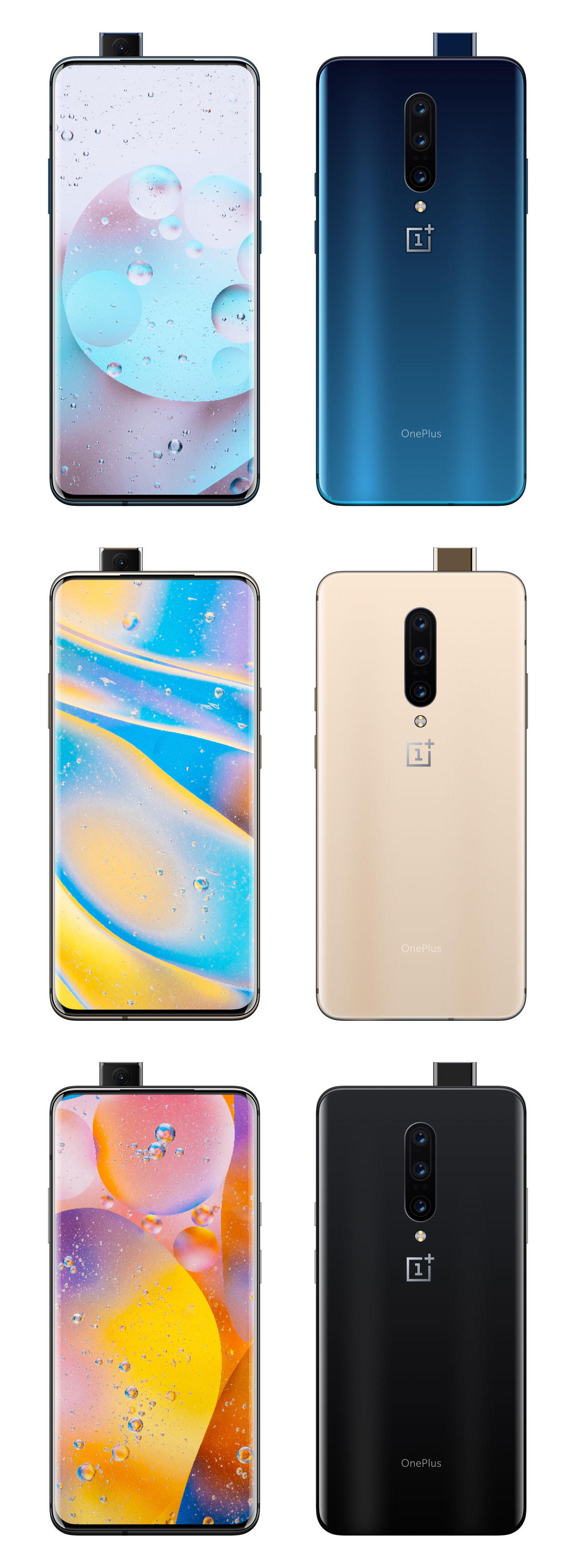 OnePlus 7 Pro 全色系模型