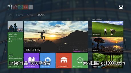 Xbox One UI-源文件-素材国度dc10000.com