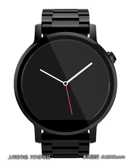 Moto  360 模型-源文件-素材国度dc10000.com