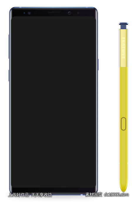 三星Galaxy Note9 模型-源文件-素材国度dc10000.com