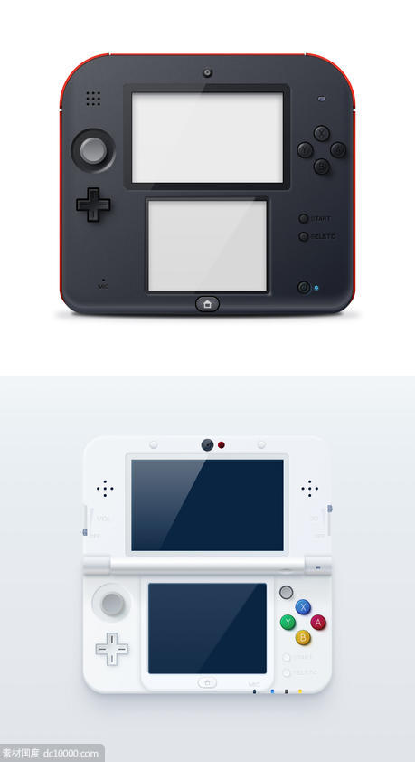 任天堂 2DS与 3DS模型 - 源文件