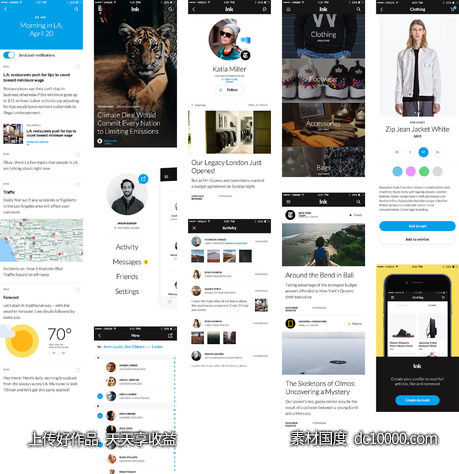 Ink UI Kit-源文件-素材国度dc10000.com