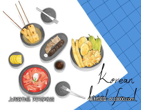 餐饮美食食材厨房私房菜PSD素材-源文件-素材国度dc10000.com