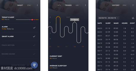 SleepBot iOS UI - 源文件