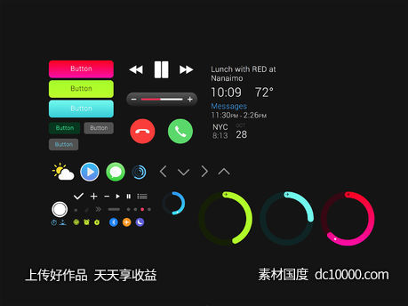 Apple Watch GUI-源文件-素材国度dc10000.com