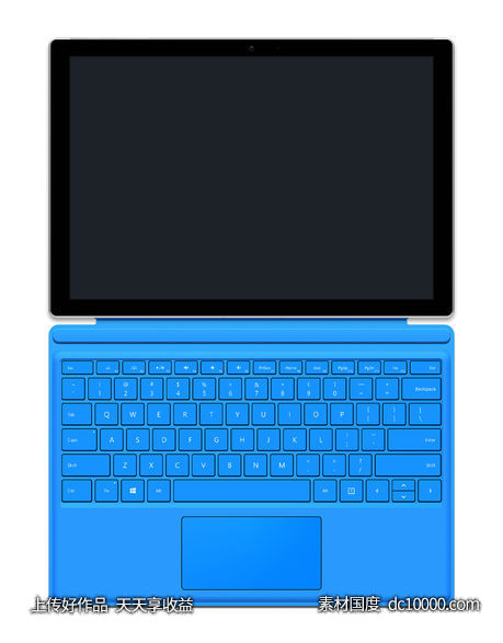 Surface  Pro 4 模型-源文件-素材国度dc10000.com